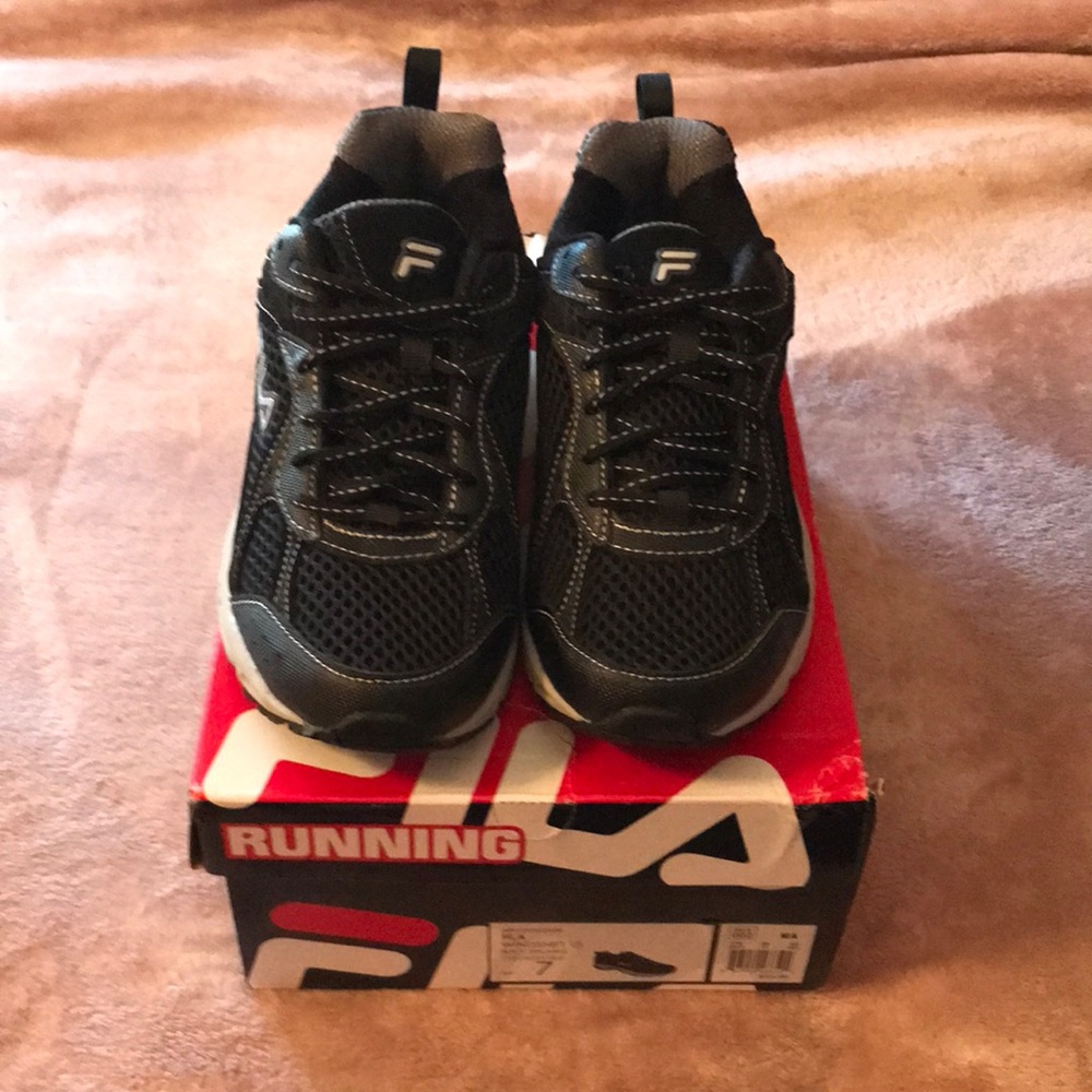 Brand new, never worn Men’s and Youth Fila running sneakers